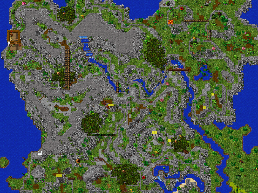North Hydras Port Hope – mapa terenu